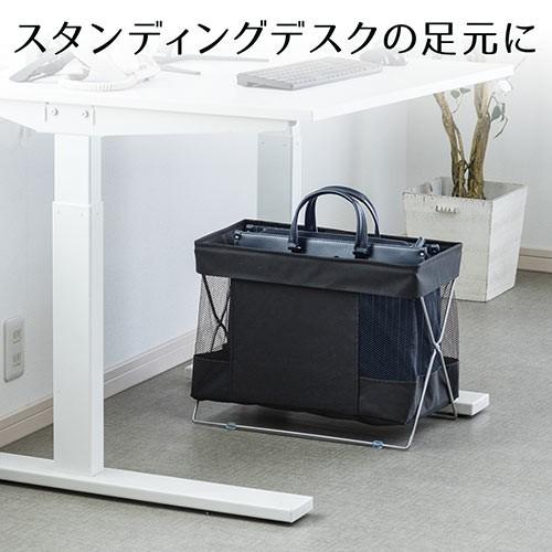 収納ボックス 机下収納 折りたたみ式 カバン入れ かご 荷物入れ 布製 ブラウン Ez2 Cb014br イーサプライ Paypayモール店 通販 Paypayモール