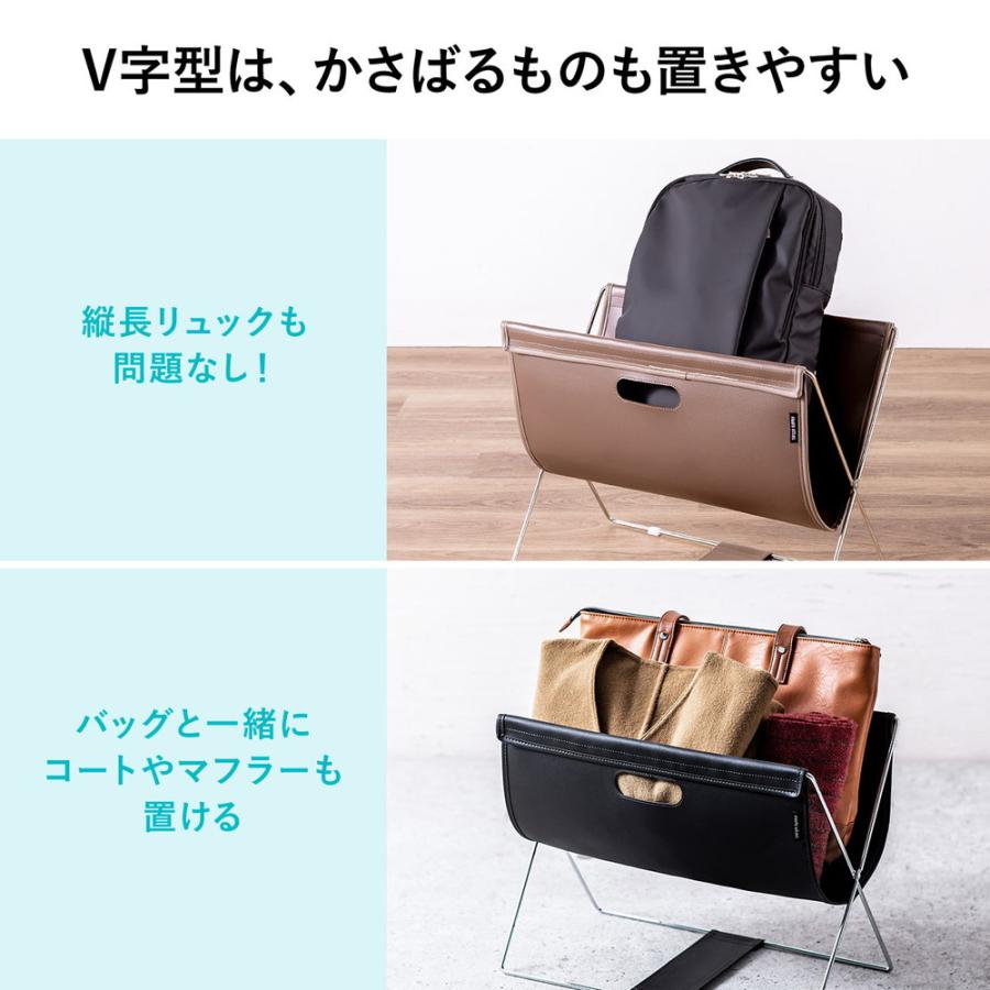 SANWA SUPPLY（サンワサプライ） 荷物入れ 荷物置き 折りたたみ 手荷物