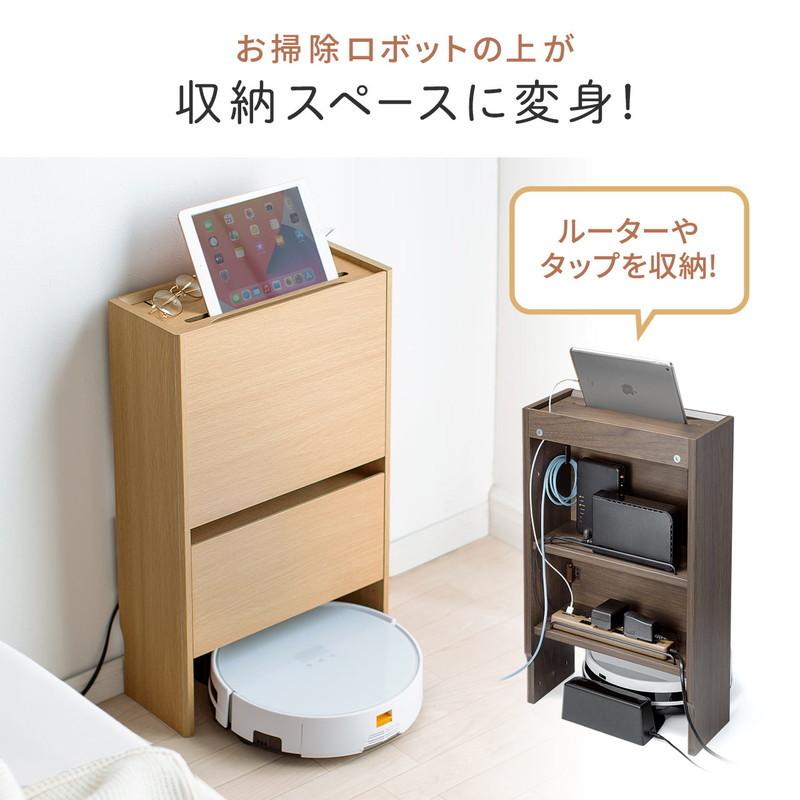 SANWA SUPPLY ケーブルボックス お掃除ロボット対応 3段 SANWA SUPPLY ケーブルボックス お掃除ロボット対応 3段
