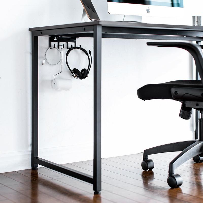 吊り下げフック クランプ固定 Mサイズ フック4本 ケーブルトレーハンガー デスク後付 金属製 ブラック Ez2 Cb034bk Ez2 Cb034bk イーサプライ ヤフー店 通販 Yahoo ショッピング