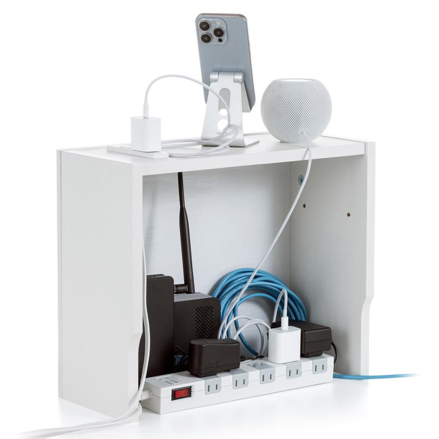 SANWA SUPPLY（サンワサプライ） ルーター収納ボックス ケーブル