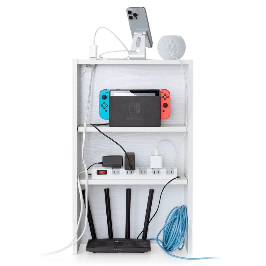 SANWA SUPPLY（サンワサプライ） ルーター収納ボックス ケーブル