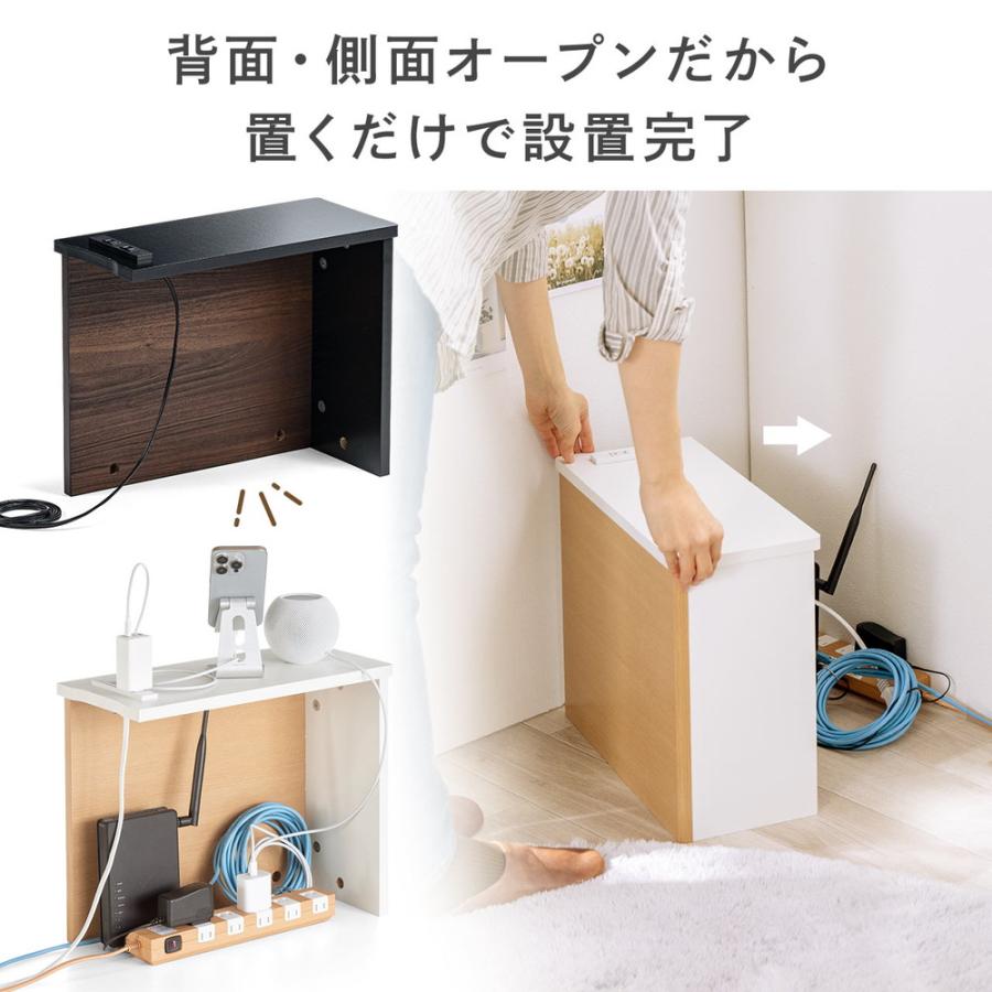 SANWA SUPPLY（サンワサプライ） ルーター収納ボックス ケーブル