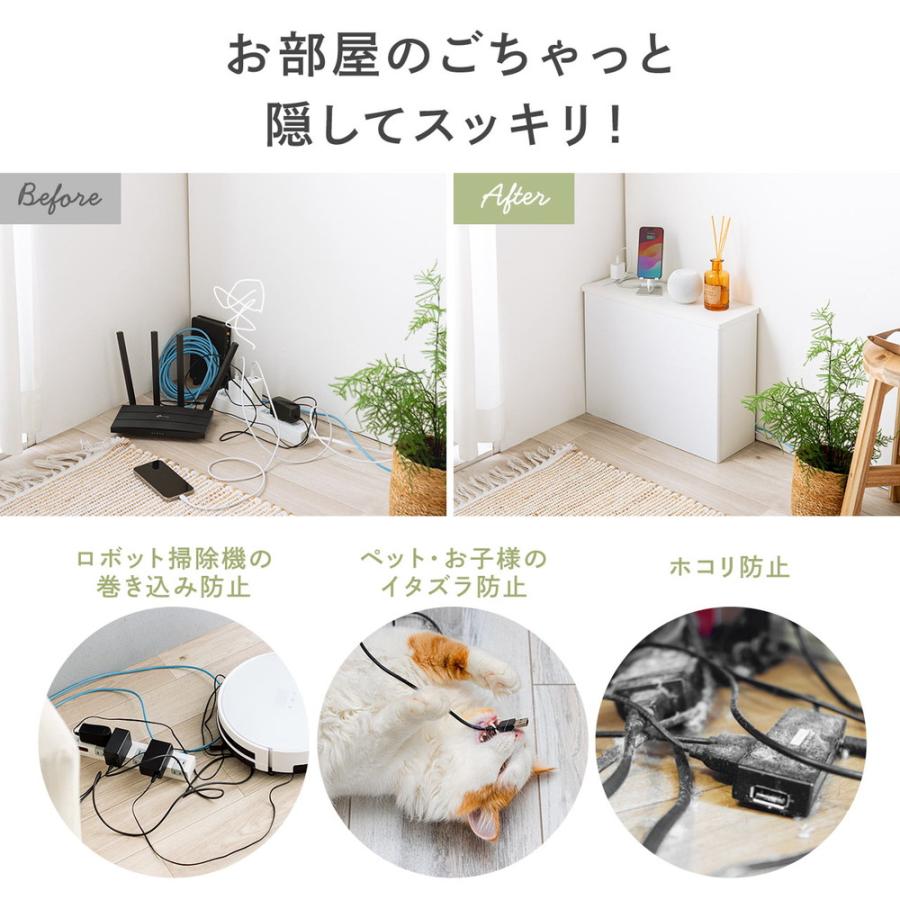 SANWA SUPPLY（サンワサプライ） ルーター収納ボックス ケーブル