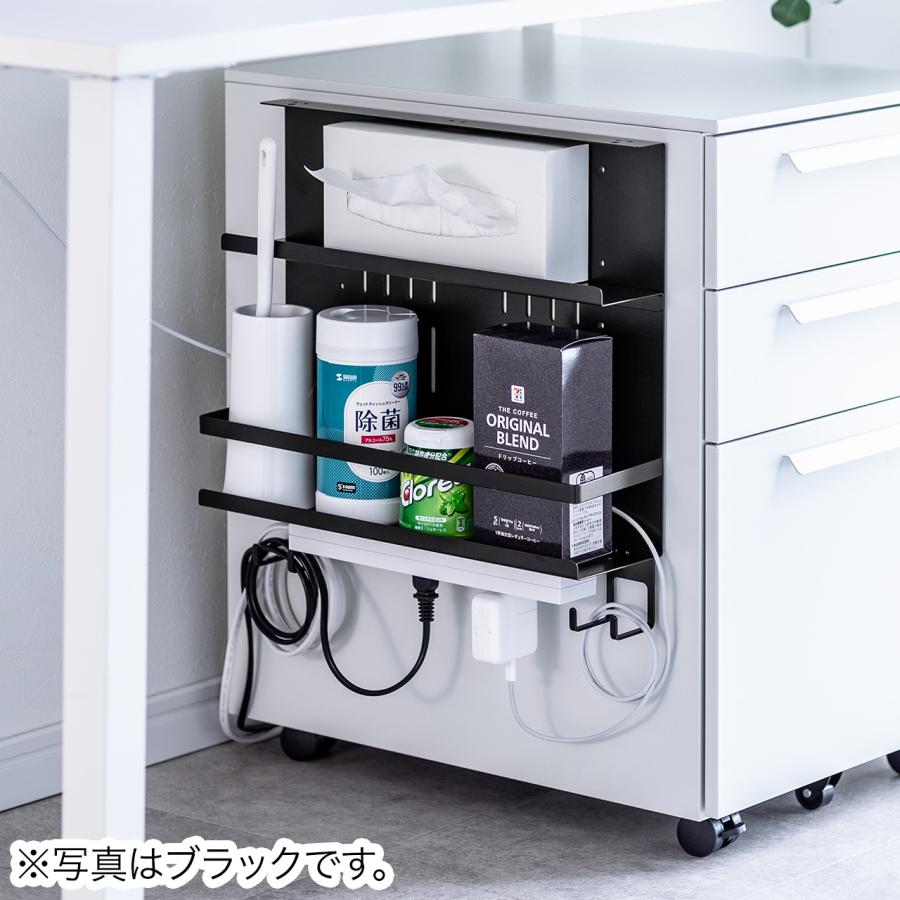 SANWA SUPPLY（サンワサプライ） デスク下収納ラック Lサイズ 幅40cm 2