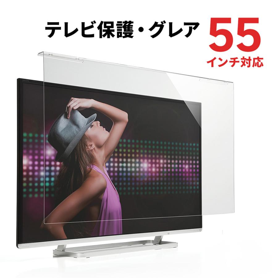 SANWA SUPPLY テレビ保護パネル 55インチ対応 液晶テレビ TV SANWA SUPPLY テレビ保護パネル 55インチ対応 液晶テレビ TV