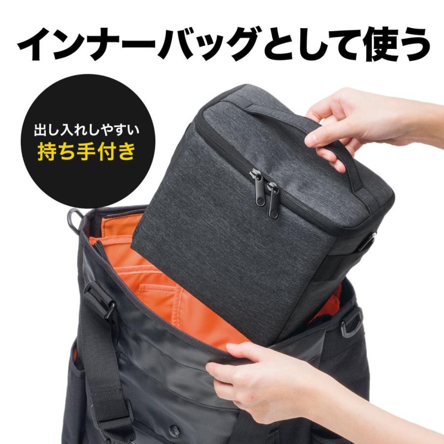 最大80 オフ カメラインナーバッグ 2way 手持ち ショルダーベルト カメラケース バッグインバッグ ビデオカメラケース Sサイズ Ez2 Dgbg010 ネコポス非対応2 580円 Aynaelda Com
