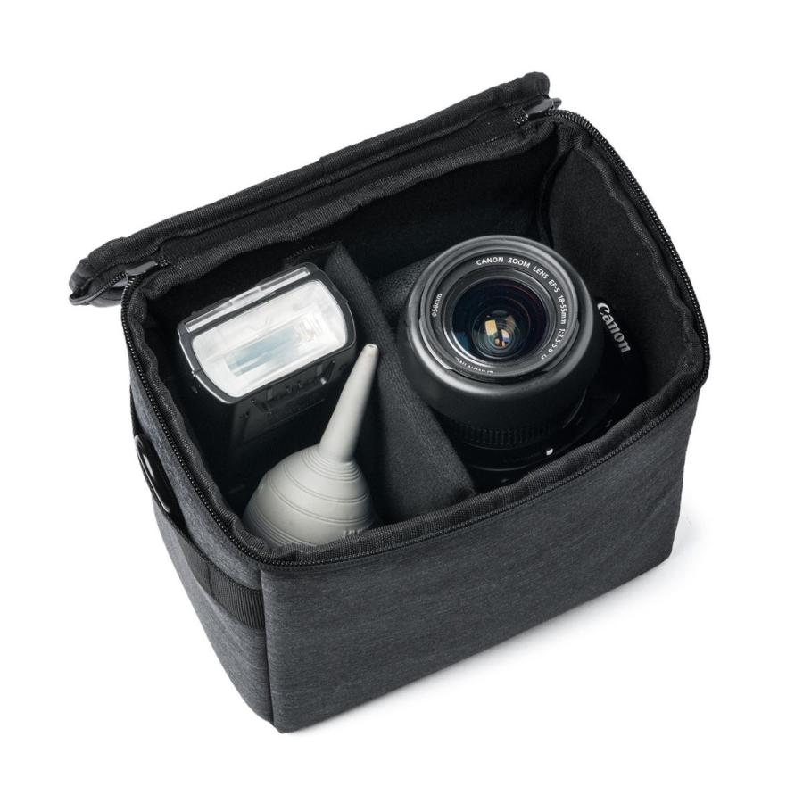 カメラインナーバッグ 2WAY 手持ち・ショルダーベルト カメラケース バッグインバッグ ビデオカメラケース Sサイズ EZ2-DGBG010｜esupply｜11