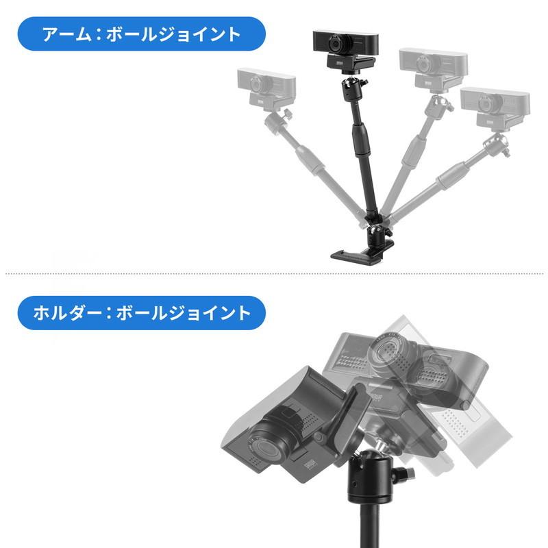 SANWA SUPPLY（サンワサプライ） ウェブカメラ用クリップスタンド 固定