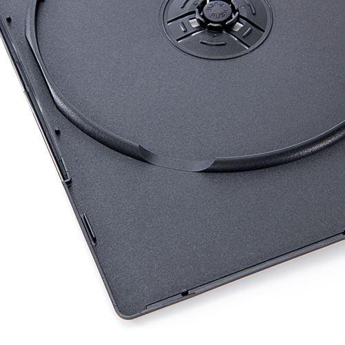 DVDトールケース 2枚収納 スリムタイプ 厚さ7mm 100枚入り ブラック EZ2-FCD040BK-100|esupply|06