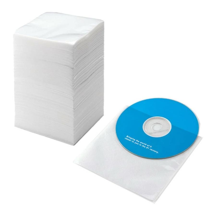 SANWA SUPPLY（サンワサプライ） DVD CD不織布ケース 片面 500枚入り