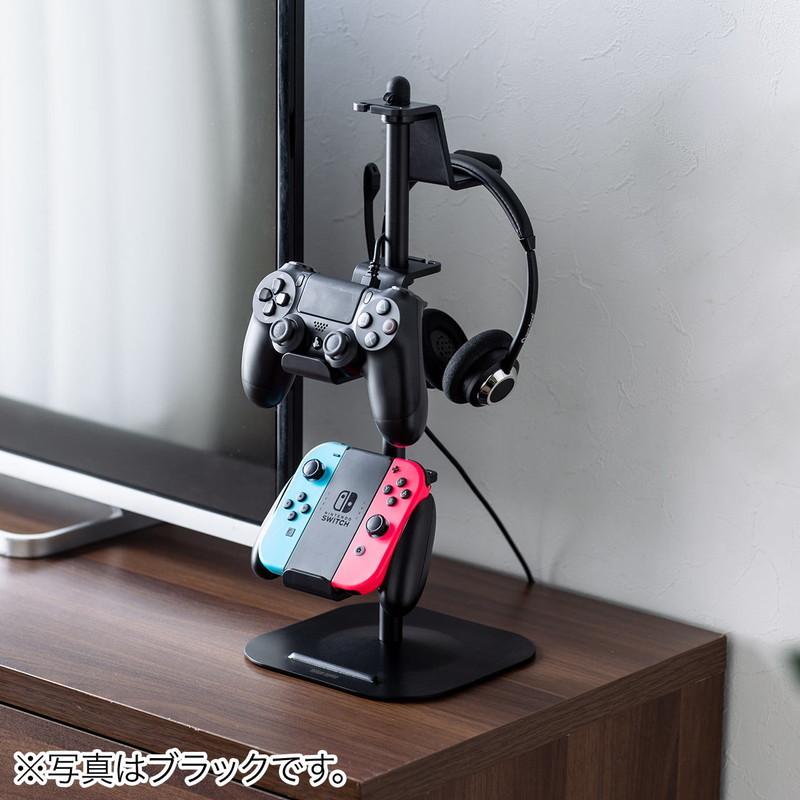 ゲームコントローラースタンド ゲームパッドスタンド ヘッドホンスタンド ホワイト EZ2-GAP011W|esupply|15