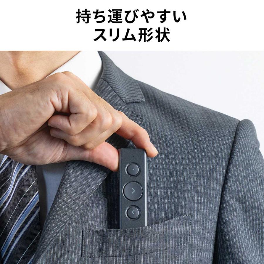 SANWA SUPPLY（サンワサプライ） レーザーポインター 緑 USB充電式