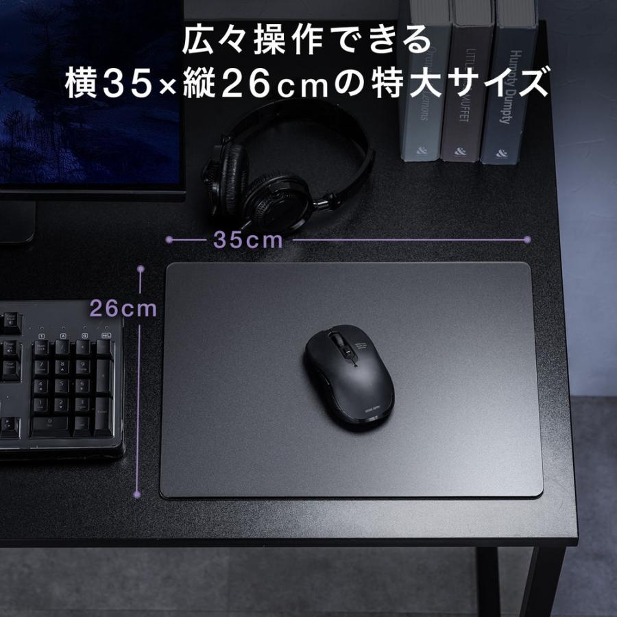 SANWA SUPPLY（サンワサプライ） マウスパッド ガラス ゲーミング 強化