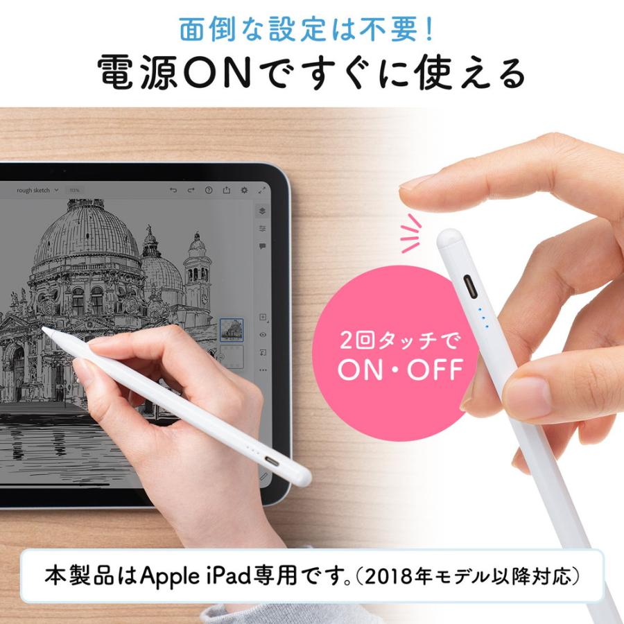 SANWA SUPPLY（サンワサプライ） タッチペン スタイラスペン iPad専用