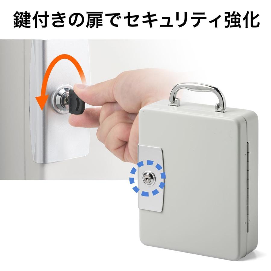 SANWA SUPPLY（サンワサプライ） キーボックス 鍵収納ケース カギ32個