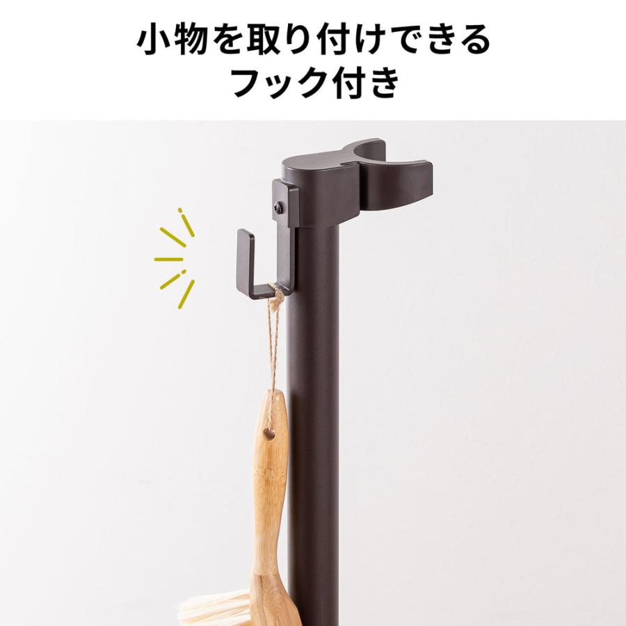 Dyson V7 SV11スティッククリーナー本体 立て掛けスタンド付き SANWA SUPPLY（サンワサプライ） 掃除機スタンド 汎用 立てかけ