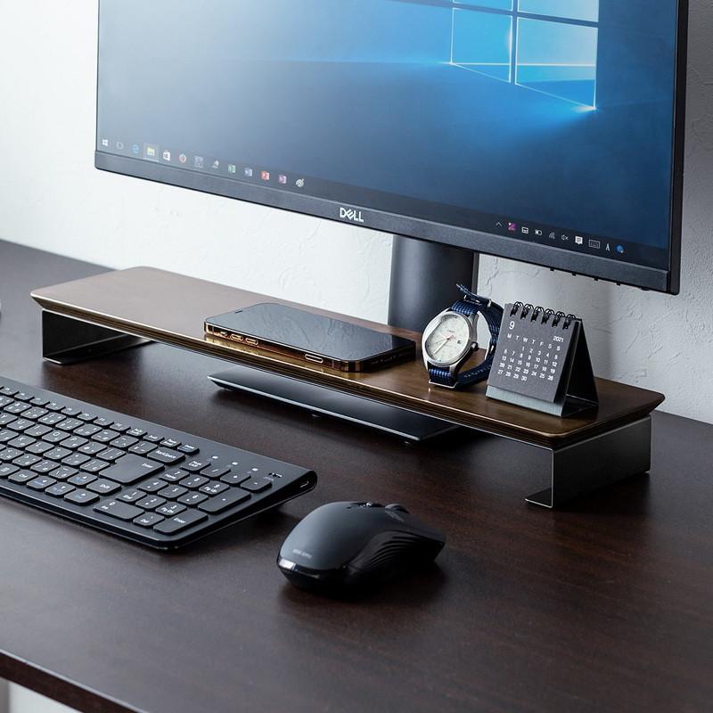 SANWA SUPPLY（サンワサプライ） モニター台 モニター下収納 スタンド