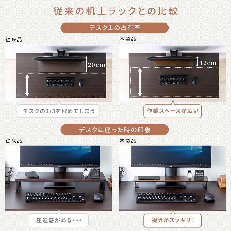 SANWA SUPPLY（サンワサプライ） モニター台 モニター下収納 スタンド