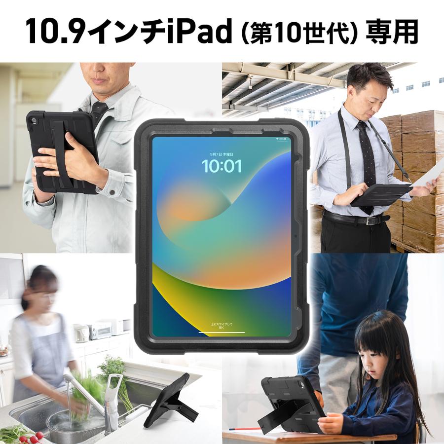SANWA SUPPLY（サンワサプライ） 防水ハードケース 10.9インチiPad第10