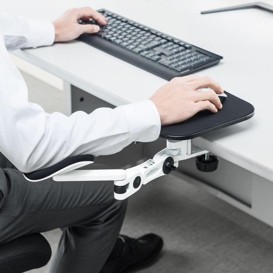 SANWA SUPPLY（サンワサプライ） アームレスト エルゴノミクス 肘置き