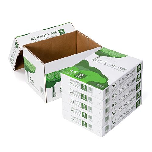 SANWA SUPPLY（サンワサプライ） コピー用紙 A4サイズ 500枚×5冊 計