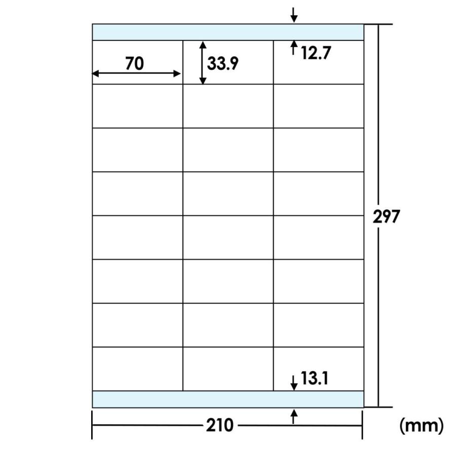 ラベルシール 再剥離シール A4サイズ 24面付 プリンタを選ばない マルチタイプ はがしやすい EZ3-RLD24 | SANWA SUPPLY | 13