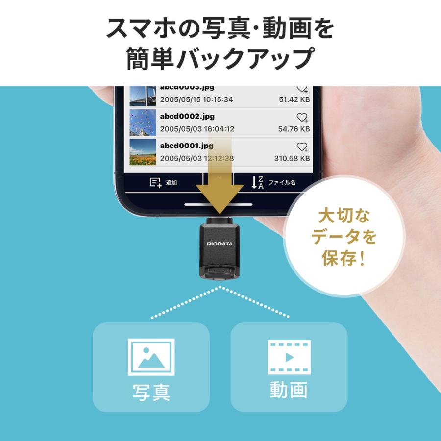 SANWA SUPPLY（サンワサプライ） USB-C 超小型カードリーダー スマホ