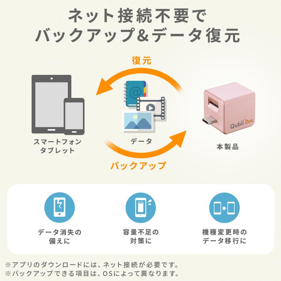 SANWA SUPPLY（サンワサプライ） Qubii Duo Type-C接続 iPhone iPad