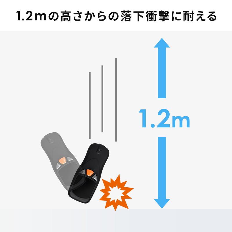 バーコードリーダー 無線 Bluetooth USB接続 USB充電 2次元バーコード 液晶画面付き 耐衝撃 小型 ストラップ付き EZ4-BCR005の画像