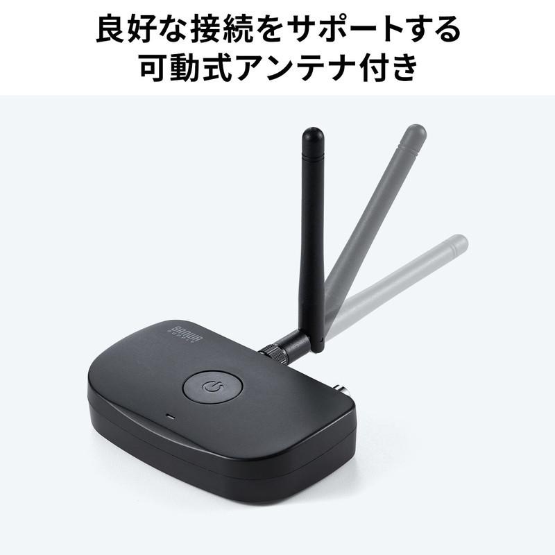 Bluetoothトランスミッター 送信機 テレビ 据え置き apt-X LL 2台同時接続 低遅延 常時給電 光デジタル 同軸デジタル 3.5mm AUX EZ4-BTAD011｜esupply｜10