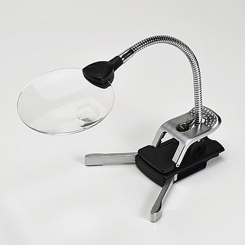 スタンドルーペ 拡大鏡 LEDライト付 クリップ対応 敬老の日 プレゼント EZ4-CAM019 | SANWA SUPPLY | 08