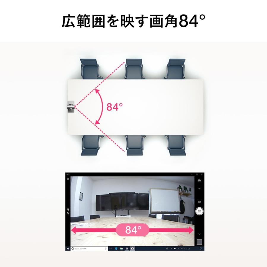 WEBカメラ USB接続 広角 高画質フルHD 3倍ズーム WEB会議 パン・チルト