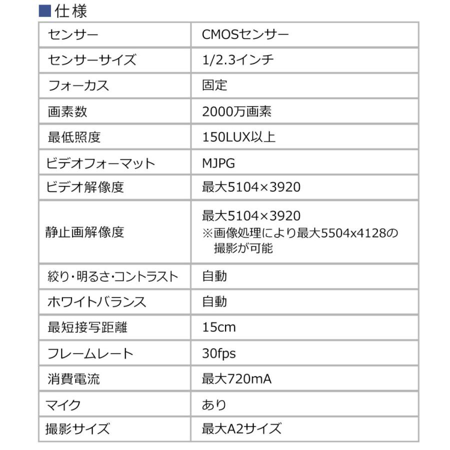スタンドスキャナー A2 A3対応 書画カメラ機能 自炊 OCR対応 2000万画素 USB接続 内蔵マイク付き Zoom WEB会議 EZ4-CAM088の画像