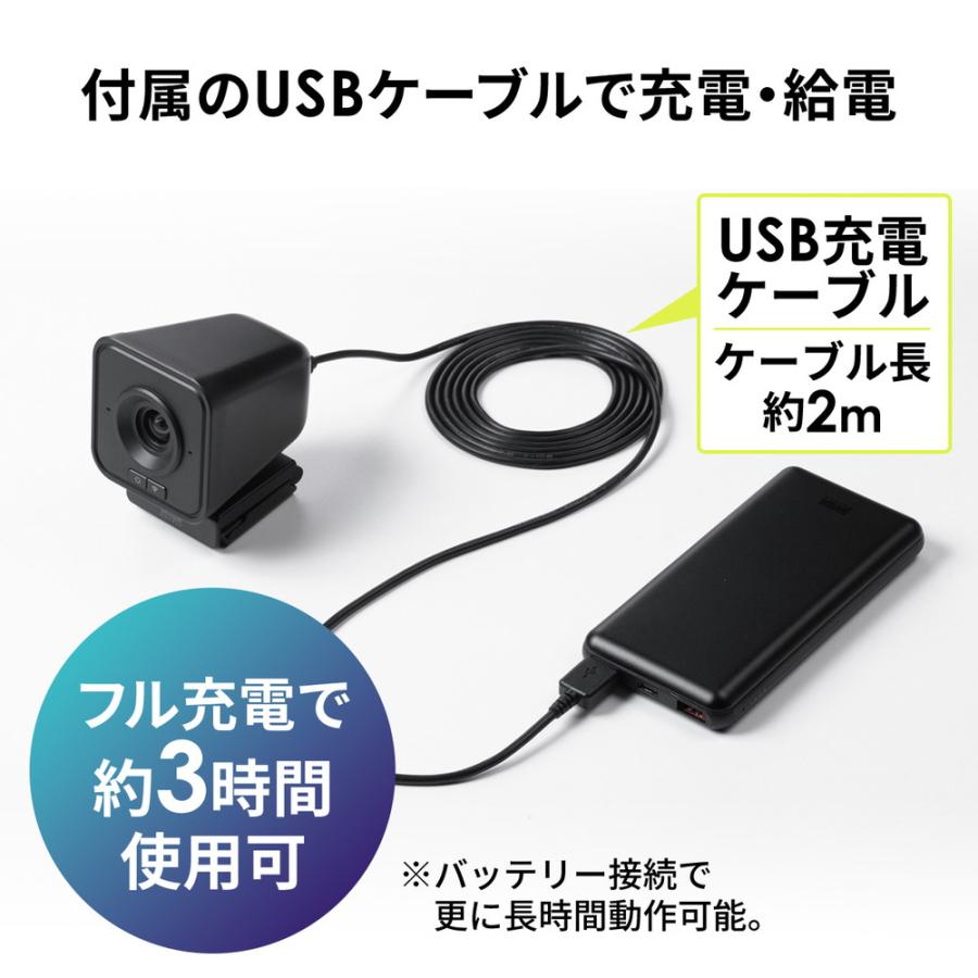 SANWA SUPPLY（サンワサプライ） ワイヤレスWEBカメラ 2.4GHz