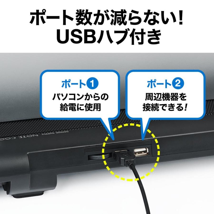 SANWA SUPPLY（サンワサプライ） ノートパソコン 冷却 ノートパソコン