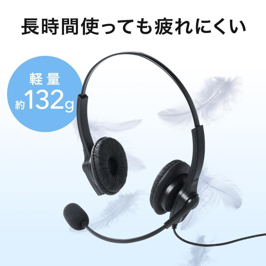 SANWA SUPPLY（サンワサプライ） ヘッドセット RJ-9接続仕様 電話機