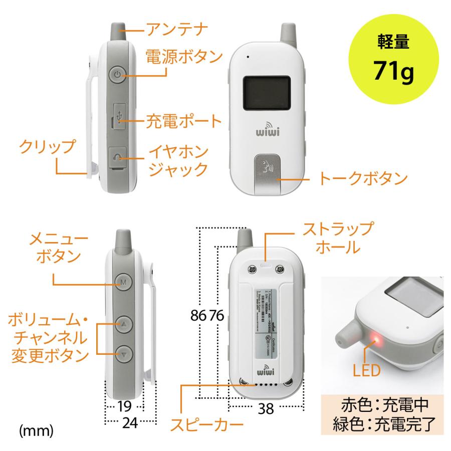 ワイヤレスガイドシステム 1台 ガイド用イヤホンマイク 双方向通信 最大255台接続 防水 防塵 工場見学 インカム ホテル 添乗員 イベント EZ4-HSGS002｜esupply｜21