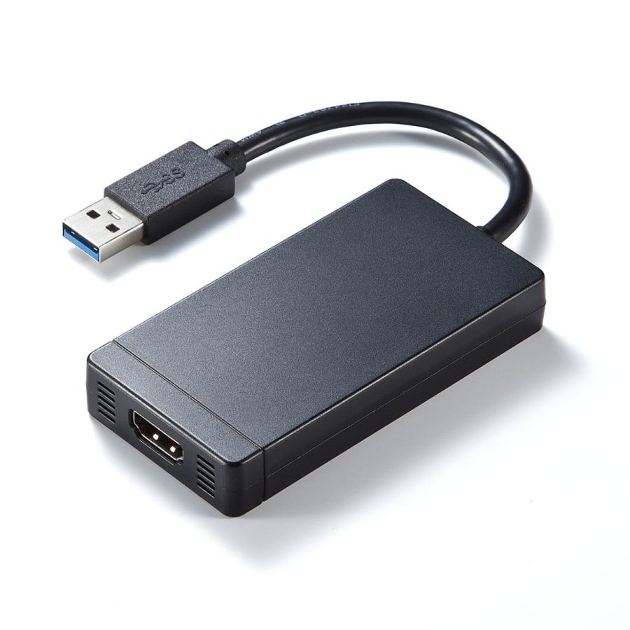 SANWA SUPPLY（サンワサプライ） USB-HDMI変換アダプタ USB3.0ハブ付