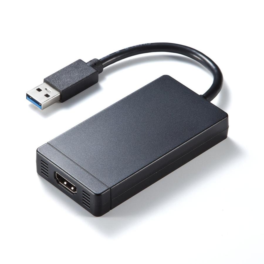 SANWA SUPPLY（サンワサプライ） USB-HDMI変換アダプタ USB3.0ハブ付