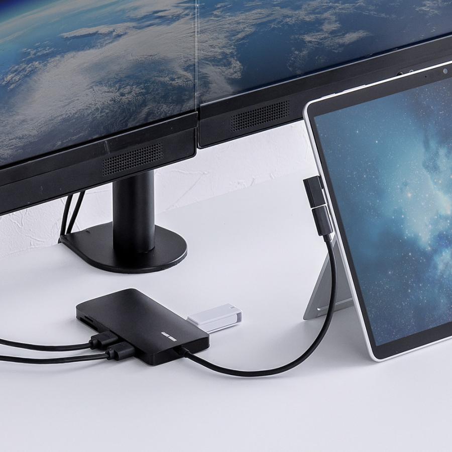 SANWA SUPPLY（サンワサプライ） ドッキングステーション HDMI2つ 2