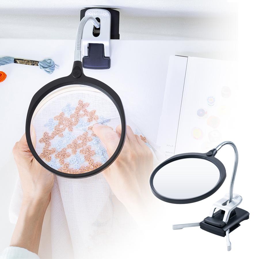 SANWA SUPPLY（サンワサプライ） スタンドルーペ 拡大鏡 13cmレンズ