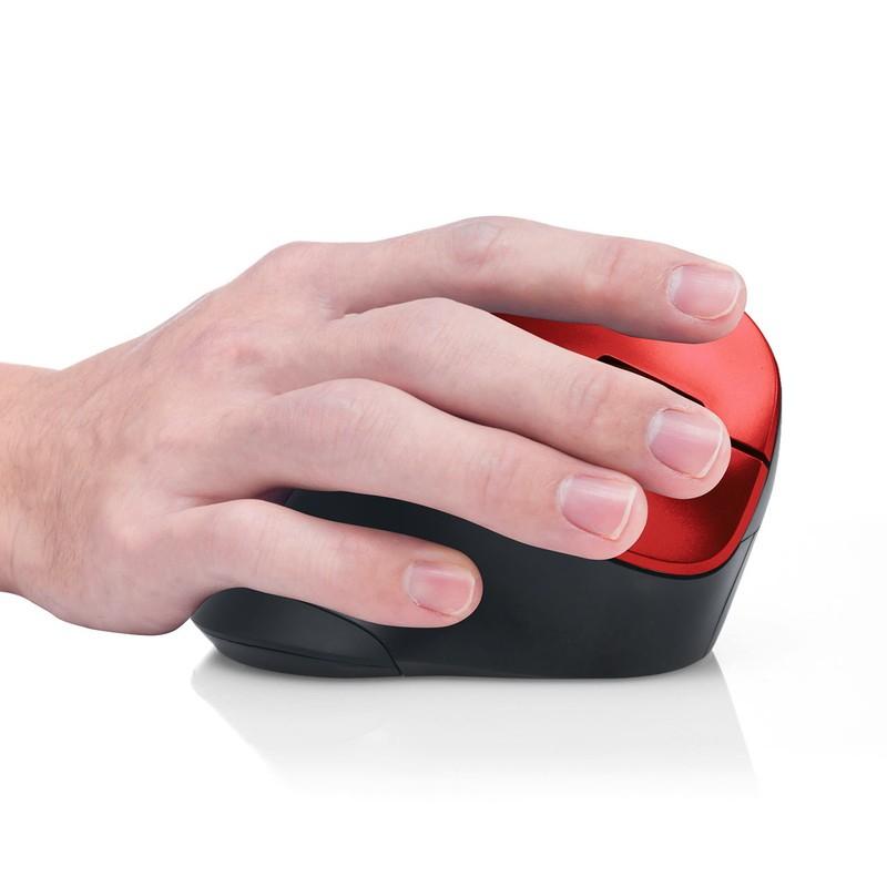 マウス エルゴノミクス ワイヤレス 無線 ブルーLED 5ボタン 静音 レッド 腱鞘炎防止 EZ4-MA092SR | SANWA SUPPLY | 17