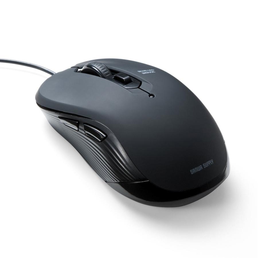 SANWA SUPPLY（サンワサプライ） マウス 有線 5ボタン 左利き 中型