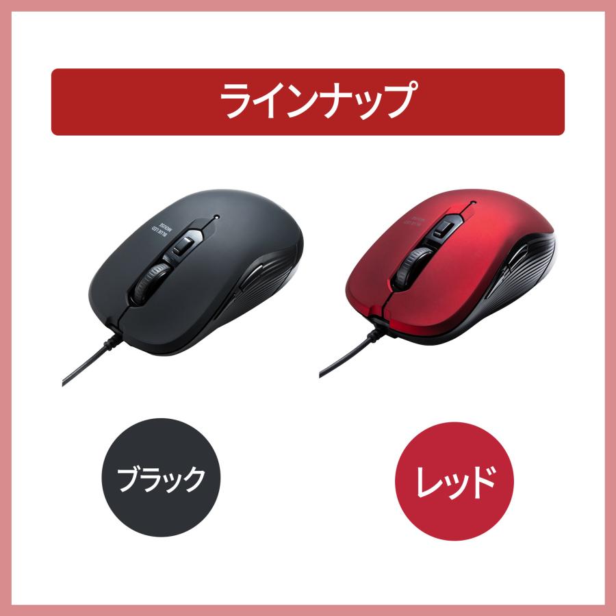 SANWA SUPPLY マウス 有線 5ボタン 左利き 中型 ブルーLED DPI SANWA SUPPLY マウス 有線 5ボタン 左利き 中型 ブルーLED DPI