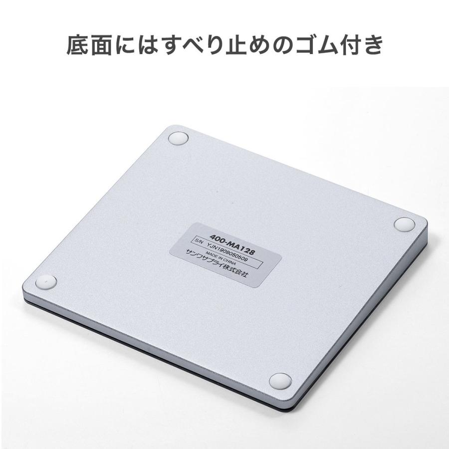 タッチパッド トラックパッド タッチマウス USB接続 有線 薄型 ジェスチャー機能 400カウント EZ4-MA128｜esupply｜10