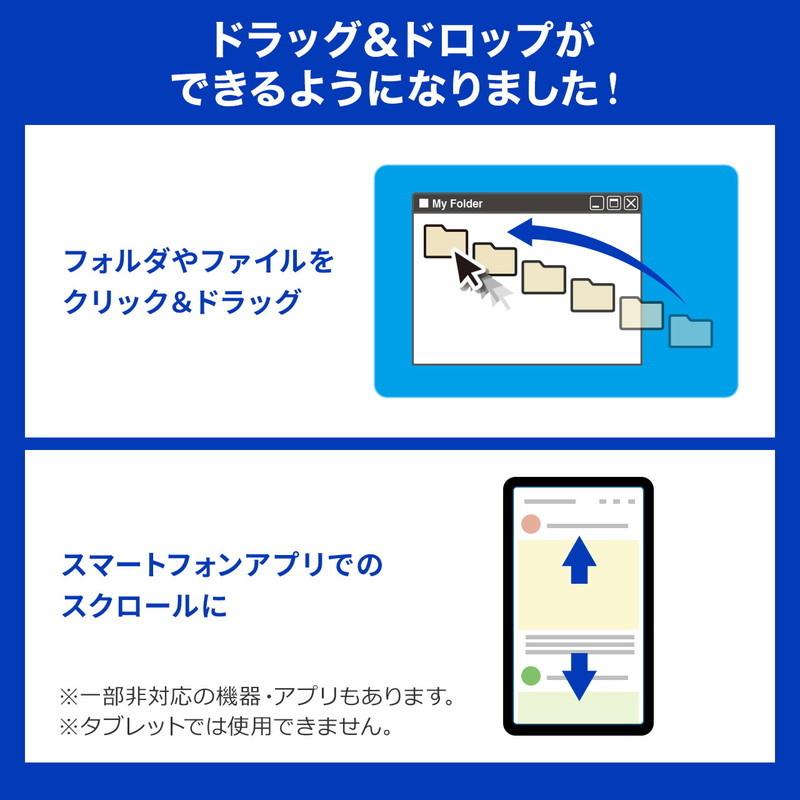 リングマウス Bluetooth フィンガーマウス プレゼンマウス ワイヤレス 5ボタン 充電式 プレゼンテーション ブラック EZ4-MABT156BK｜esupply｜08