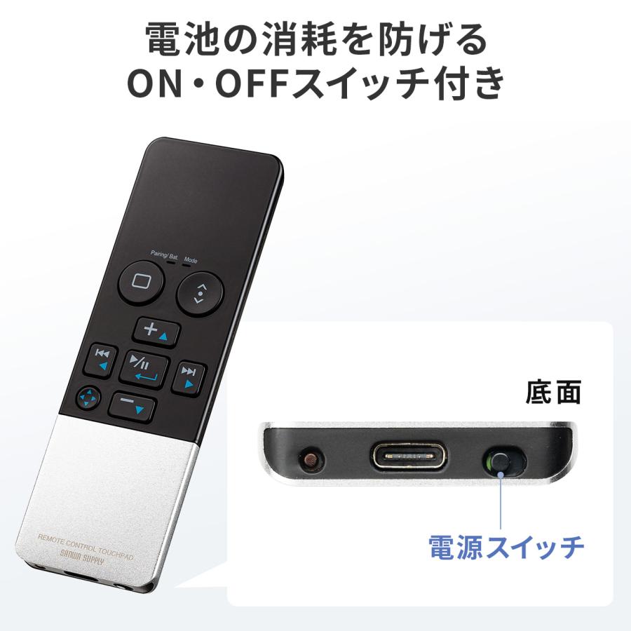 SANWA SUPPLY（サンワサプライ） ハンディマウス Bluetooth 寝たまま
