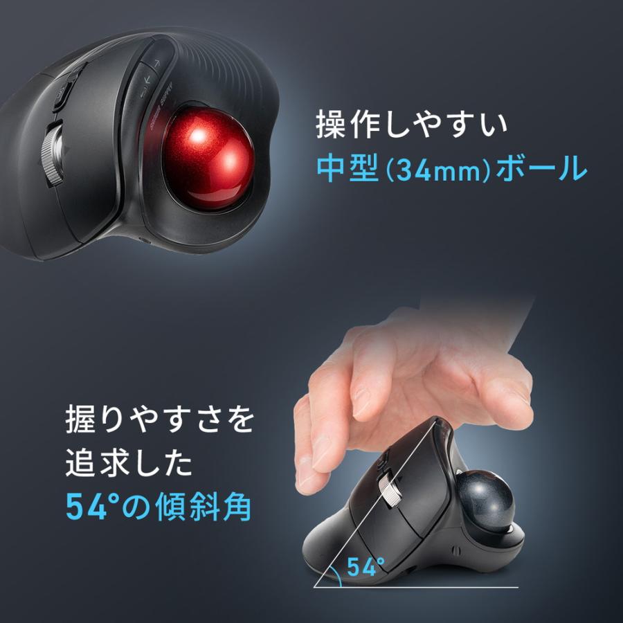 SANWA SUPPLY（サンワサプライ） トラックボールマウス チルトホイール