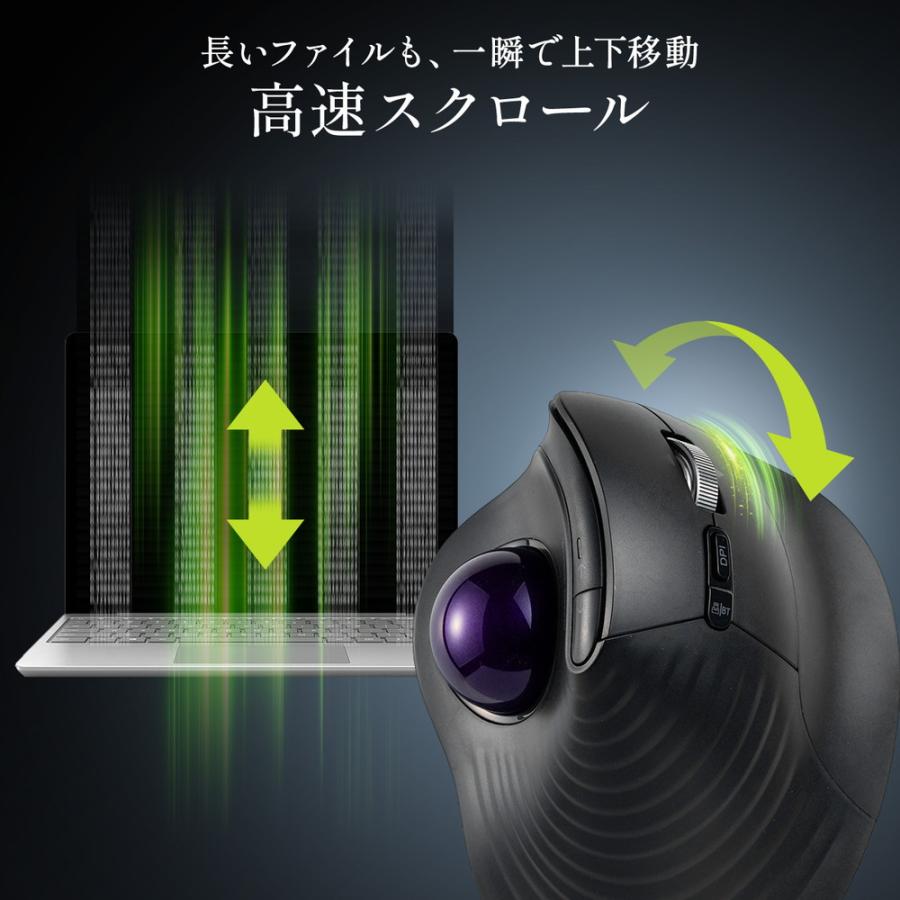 SANWA SUPPLY（サンワサプライ） トラックボールマウス チルトホイール